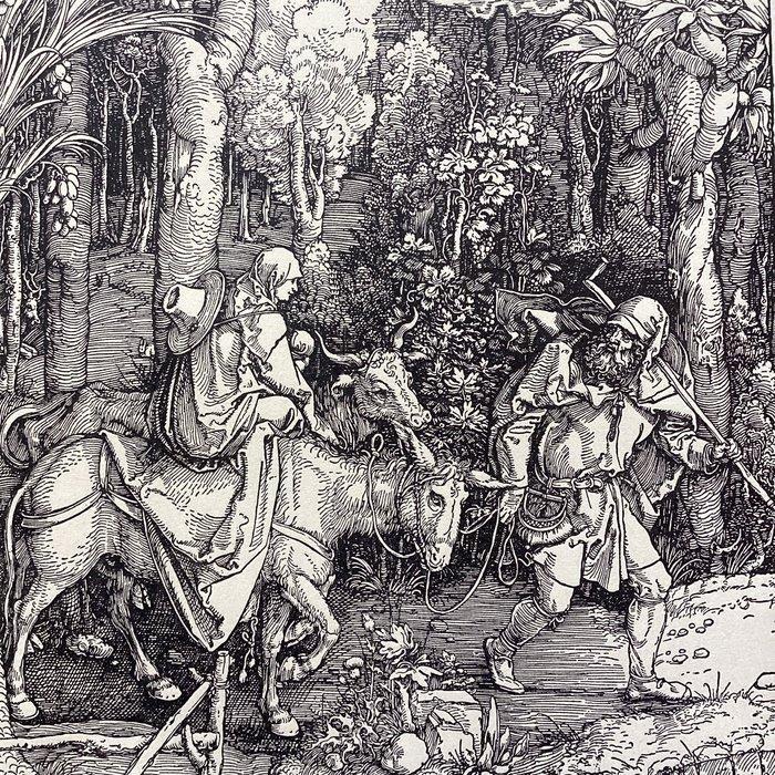 Albrecht Durer (1471-1528), after - Flight into Egypt, Antiek en Kunst, Antiek | Overige Antiek