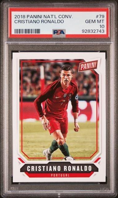 2018 Panini National Convention Cristiano Ronaldo #79 PSA 10, Hobby & Loisirs créatifs, Jeux de cartes à collectionner | Autre