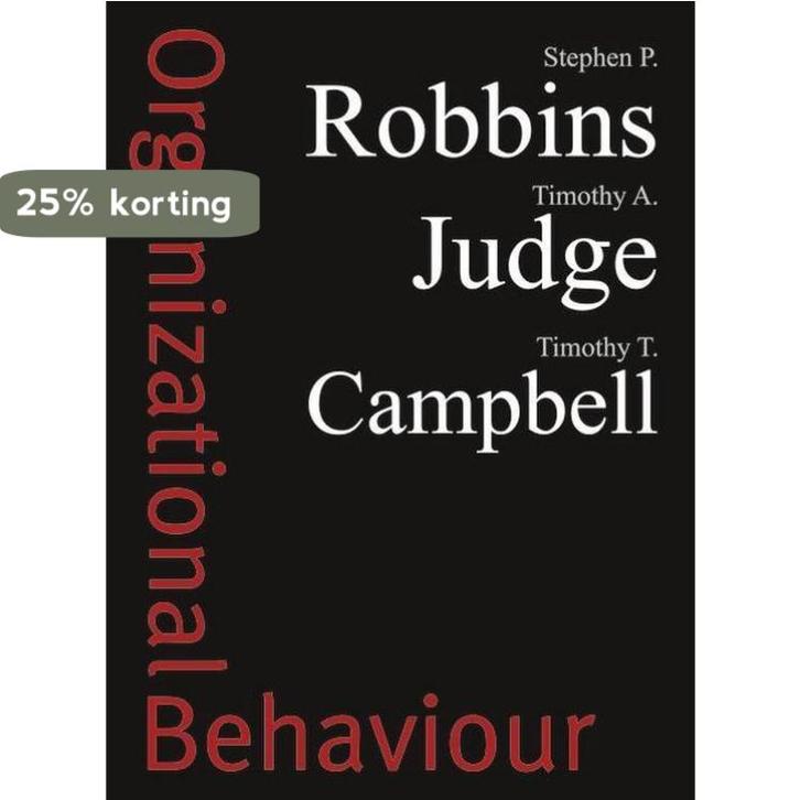 Organizational Behaviour 9780273719397 Robbins Stephen, Livres, Langue | Anglais, Envoi