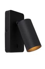 Lucide CLUBS - wandspot GU10 Zwart, Verzenden, Nieuw, Trendy verlichting