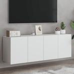 vidaXL Tv-meubels 2 st wandgemonteerd 60x30x41 cm wit, Huis en Inrichting, Kasten |Televisiemeubels, Verzenden, Nieuw