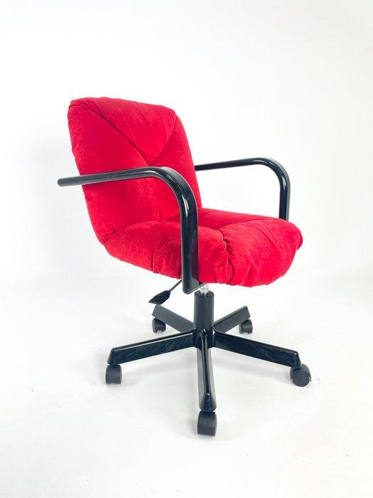 ICF - Vico Magistretti - Stoel - Davis - Staal, Textiel, Antiek en Kunst, Antiek | Meubels | Stoelen en Sofa's