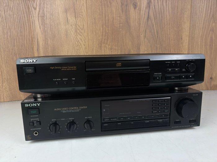 Sony - STR-AV310 Receiver - CDP-XE220 CD Player Hifi-set, Audio, Tv en Foto, Radio's