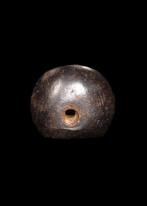 West-Aziatisch Donkerbruine hardsteen Stempelzegel met een