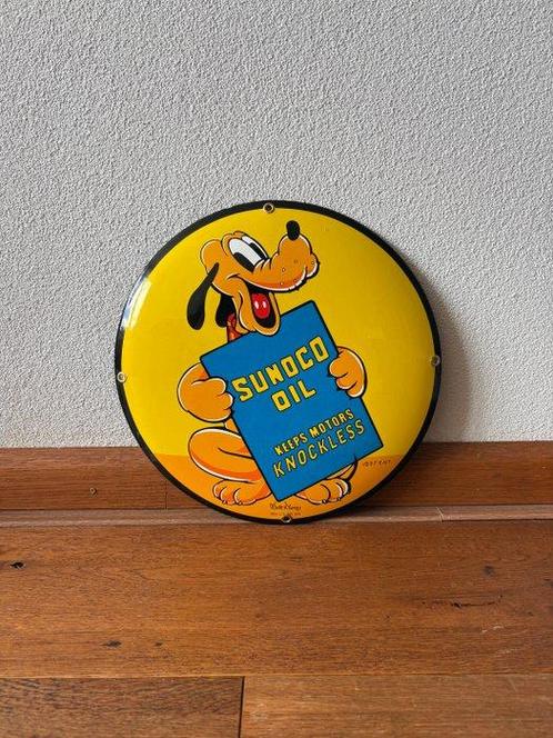 Pluto - 1 Emaille Reclamebord Walt Disney - 2015, Verzamelen, Disney
