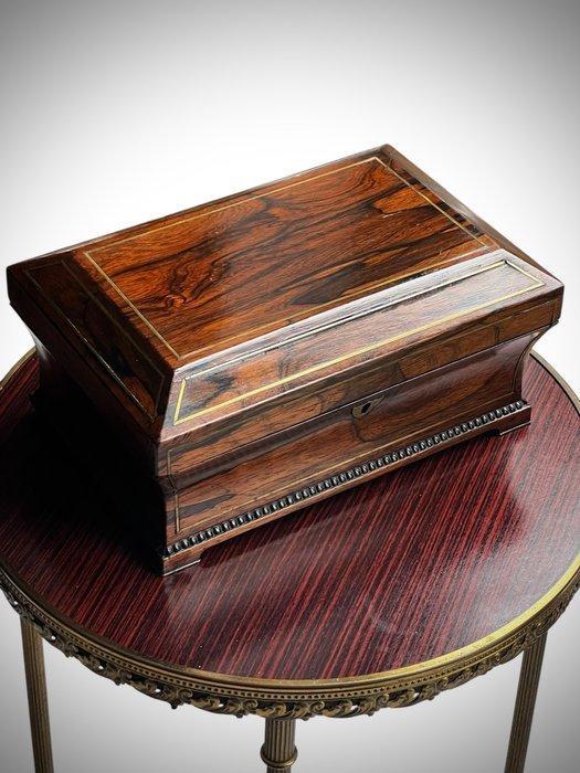 Kist - Palissander - Palissander juwelenkistje, Antiquités & Art, Antiquités | Autres Antiquités