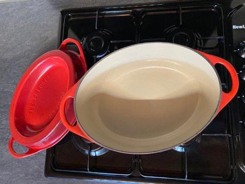Le Creuset - Braadpan - nr. 28 - Emaille, Fonte - Doufeu, Antiek en Kunst, Antiek | Keukengerei