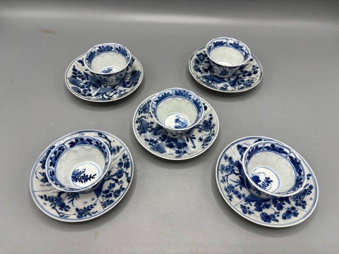 Kop en schotel (10) - Porselein - kop en schotel, Antiquités & Art, Antiquités | Autres Antiquités