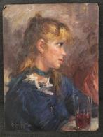 Felice Tafuri (1939-2019) - Ragazza al bar