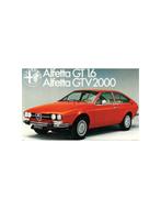1977 Alfa Romeo Alfetta GT/V Brochure Nederlands, Ophalen of Verzenden