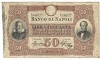 Italie, Banque de Naples - 50 Lire 06/09/1881 Galilei -