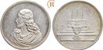 Zilver medaille o J, um 1800 Religion Glaube Taufe:, Timbres & Monnaies, Pièces & Médailles, Verzenden