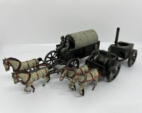 firma Meier - - 2 - Véhicule militaire miniature - 2 x Leger, Antiek en Kunst, Antiek | Speelgoed