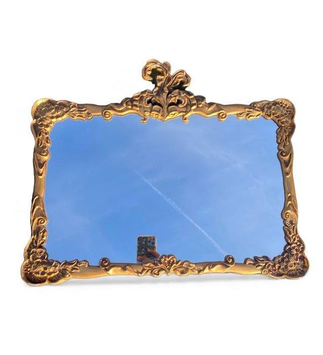 Spiegel - IJzer, Metaal - Acanthus motives, Antiquités & Art, Curiosités & Brocante