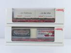 Märklin H0 - 47700/47702 - Modeltrein goederenwagon (2) - 2, Nieuw
