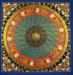 OM mantra Mandala | Handgeschilderde Mantra Mandala -