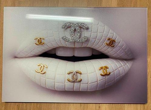 Mike Blackarts - Coco Chanel Ice Lips – Luxury Pop Art, Antiek en Kunst, Kunst | Schilderijen | Modern