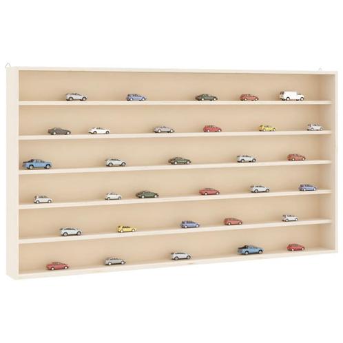 vidaXL Houten verzamelvitrine met 6 planken 100x8,5x55 cm, Huis en Inrichting, Kasten | Wandmeubels, Nieuw, Verzenden