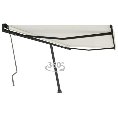 vidaXL Luifel vrijstaand handmatig uittrekbaar 450x350 cm, Tuin en Terras, Zonneschermen, Nieuw, Verzenden