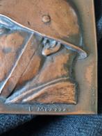 Italie - Médaille - Placca in metallo DUCE Mussolini con, Verzamelen, Militaria | Tweede Wereldoorlog