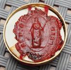 Reliekhouder - Glas, Messing, Textiel - 1930-1940 - Ex, Antiek en Kunst