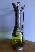 Urania - Kruik - Glas - Prachtige art-nouveau kan.