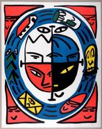 François Boisrond (1959-) - 4 faces - Hand-signed, Antiek en Kunst