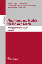 Lecture Notes in Computer Science- Algorithms and Models for, Boeken, Verzenden, Zo goed als nieuw