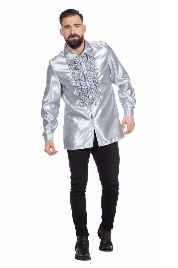 Disco Blouse Ruches Zilver, Vêtements | Hommes, Costumes de carnaval & Vêtements de fête, Envoi