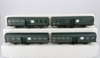 L.S. Models H0 - 14071 - Modeltrein (4) - 4 autos 3 poten -
