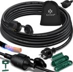 KESSER® Verlengkabel 5 meter voor binnen en buiten IP44 - Zw, Verzenden, Nieuw