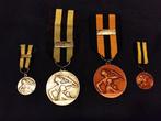 Finlande. Lot of 4 Merit Medal, Postzegels en Munten