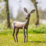 Sculptuuur voor buiten, Metalen hert - 450 mm - Metaal -, Antiek en Kunst