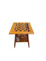 Schaaktafel - Hout - Drankjes, Antiek en Kunst