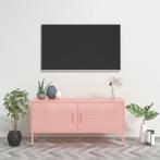 vidaXL Tv-meubel 105x35x50 cm staal roze, Verzenden, Nieuw
