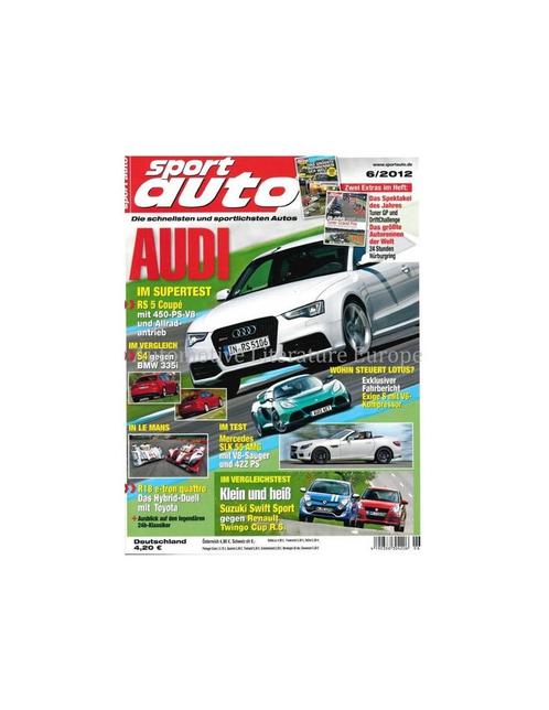 2012 SPORT AUTO MAGAZINE 06 DUITS, Livres, Autos | Brochures & Magazines
