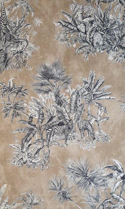 Origineel Toile de Jouy weefsel Land - Serenawerk - Textiel, Antiek en Kunst, Antiek | Tapijten, Tafelkleden en Textiel