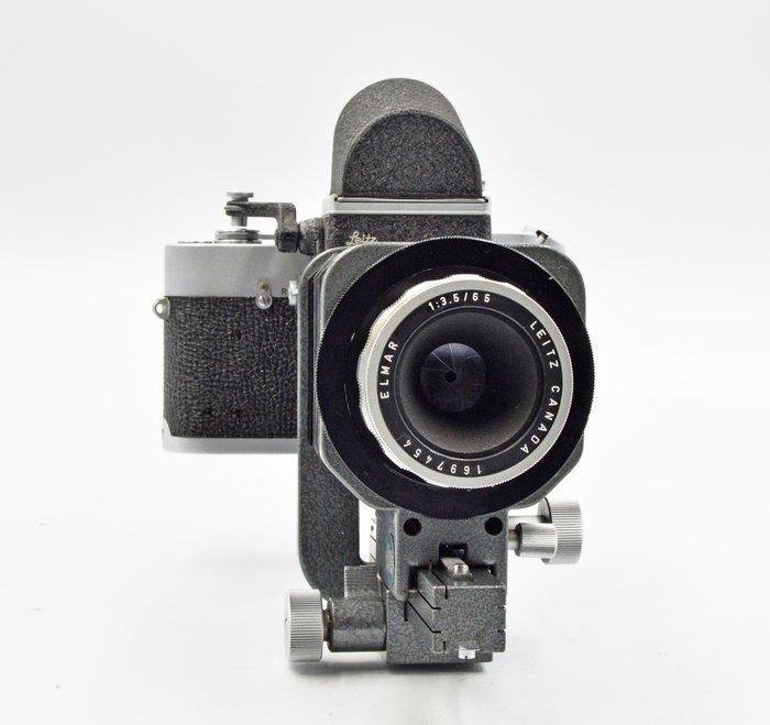 Leica MDA body con accessori e elmar 65mm f3.5 Analoge, Verzamelen, Foto-apparatuur en Filmapparatuur