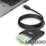 ACT Externe USB 2.0 Smartcard eID Kaartlezer, zwart, Computers en Software, Verzenden, Nieuw