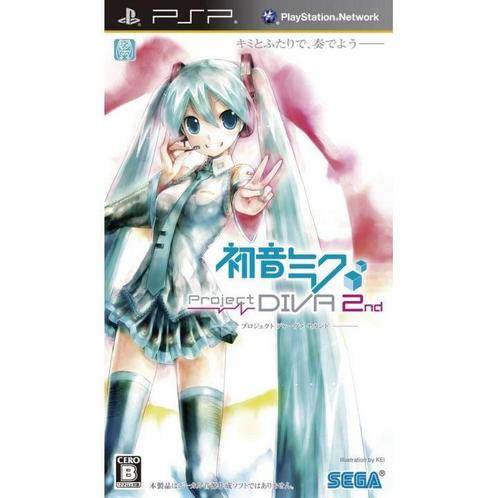 Hatsune Miku Project Diva 2ND (PSP Games) (Sony PSP), Games en Spelcomputers, Games | Sony PlayStation Portable, Zo goed als nieuw