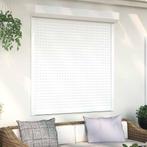 vidaXL Rolluik 130x140 cm aluminium wit, Doe-het-zelf en Bouw, Verzenden, Nieuw