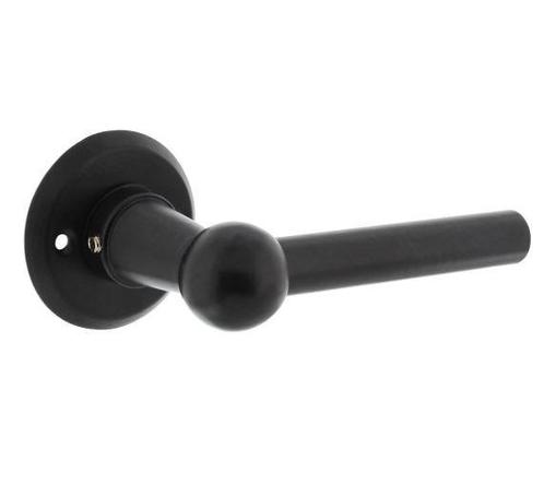 Intersteel deurkruk L/L bol met rozet ø50x5mm zwart, Doe-het-zelf en Bouw, Hang- en Sluitwerk, Ophalen of Verzenden