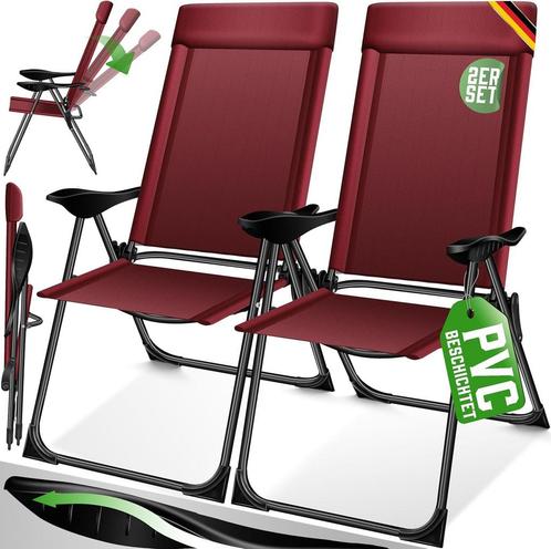 KESSER® Tuinstoel Opklapbaar - Set van 2 - Antislip - Bordea, Huis en Inrichting, Woonaccessoires | Overige, Verzenden