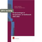 Hervormingen in het personen- en familierecht 2002, Boeken, Verzenden, Gelezen, Frederik Swennen