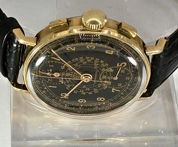B.W.C. SUISSE - 14K Gold Chronograph - Kaliber Venus 170 -