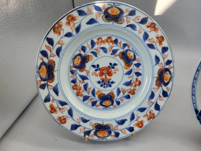 Bord - Porselein - 2 grote borden, Antiek en Kunst, Antiek | Overige Antiek