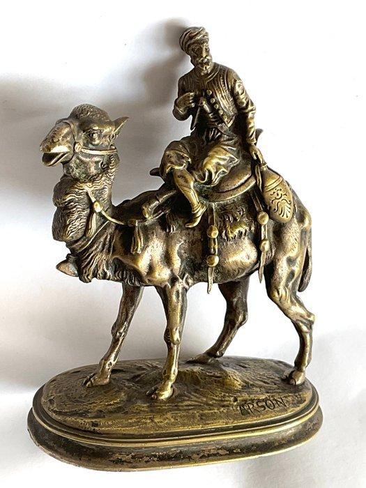 Naar Alphonse-Alexandre Arson (1822-1895) - Beeld, Arabe sur, Antiek en Kunst, Antiek | Keramiek en Aardewerk
