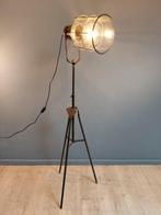 Statief vloerlamp - In hoogte vestelbaar - Glas, Metaal -