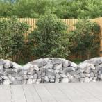 vidaXL Schanskorf gewelfd 150x30x40/60 cm gegalvaniseerd, Tuin en Terras, Verzenden, Nieuw