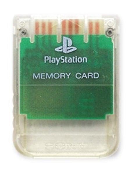 Sony PS1 1MB Memory Card Crystal (PS1 Accessoires), Games en Spelcomputers, Spelcomputers | Sony PlayStation 1, Zo goed als nieuw